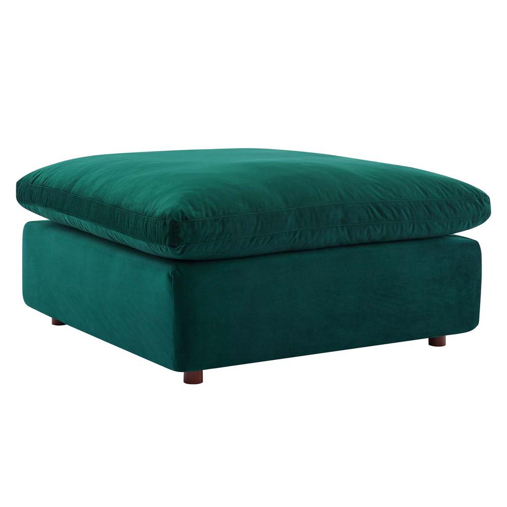 Commix Down Filled Overstuffed Performance Velvet 5-Piece Sectional Sofa - Green EEI-4820-GRN. Picture 3