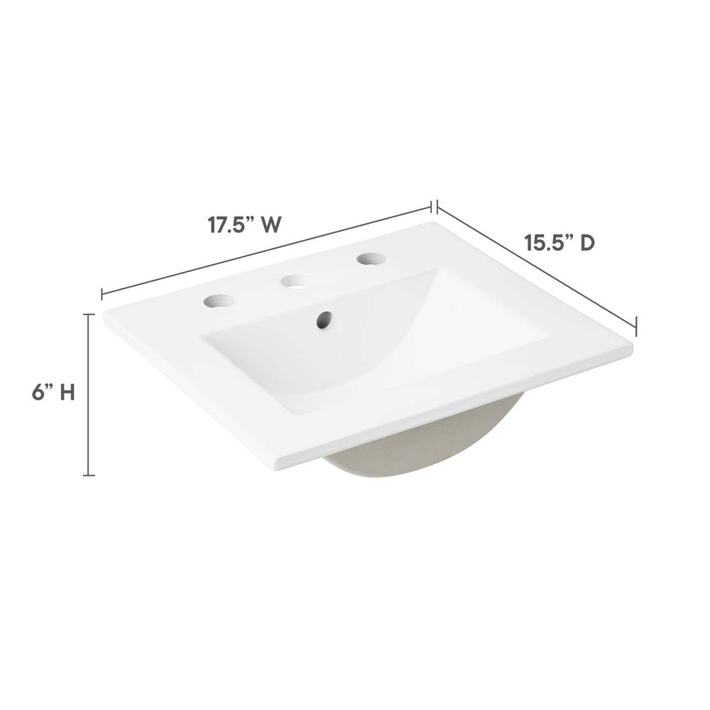 Cayman 18" Bathroom Sink. Picture 3