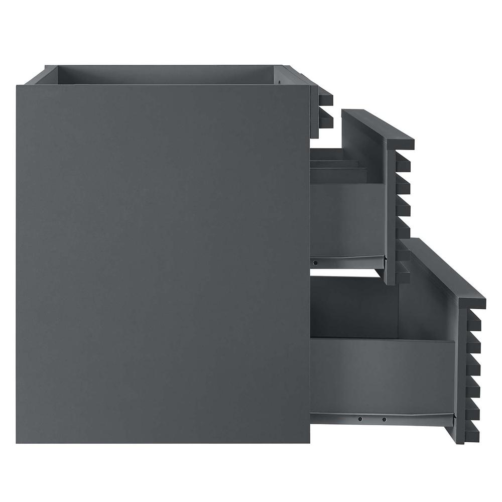 Render 30" Wall-Mount Bathroom Vanity Cabinet (Sink Basin Not Included). Picture 3