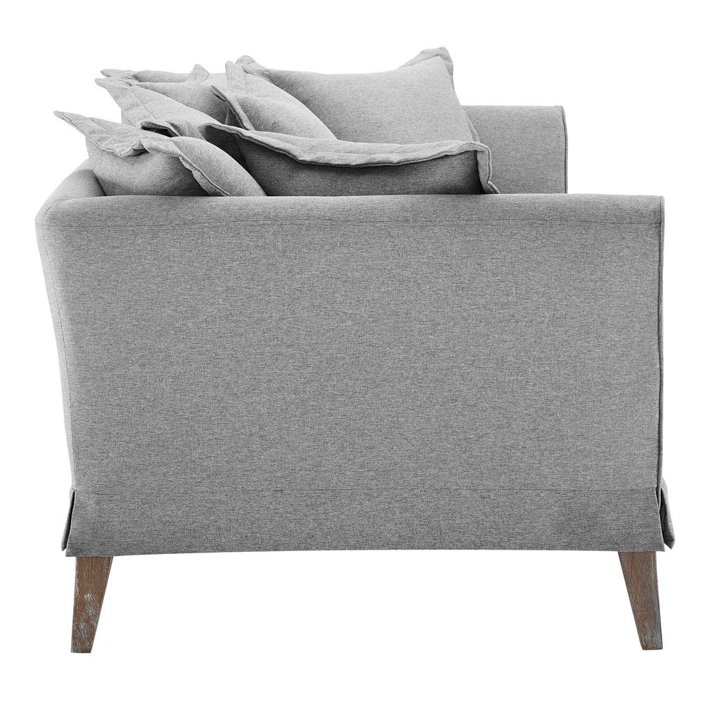 Rowan Fabric Sofa - Light Gray EEI-4909-LGR. Picture 2