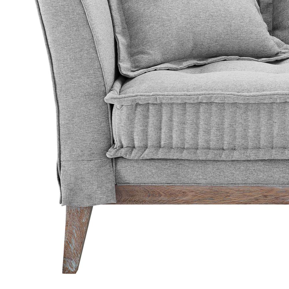 Rowan Fabric Sofa - Light Gray EEI-4909-LGR. Picture 5