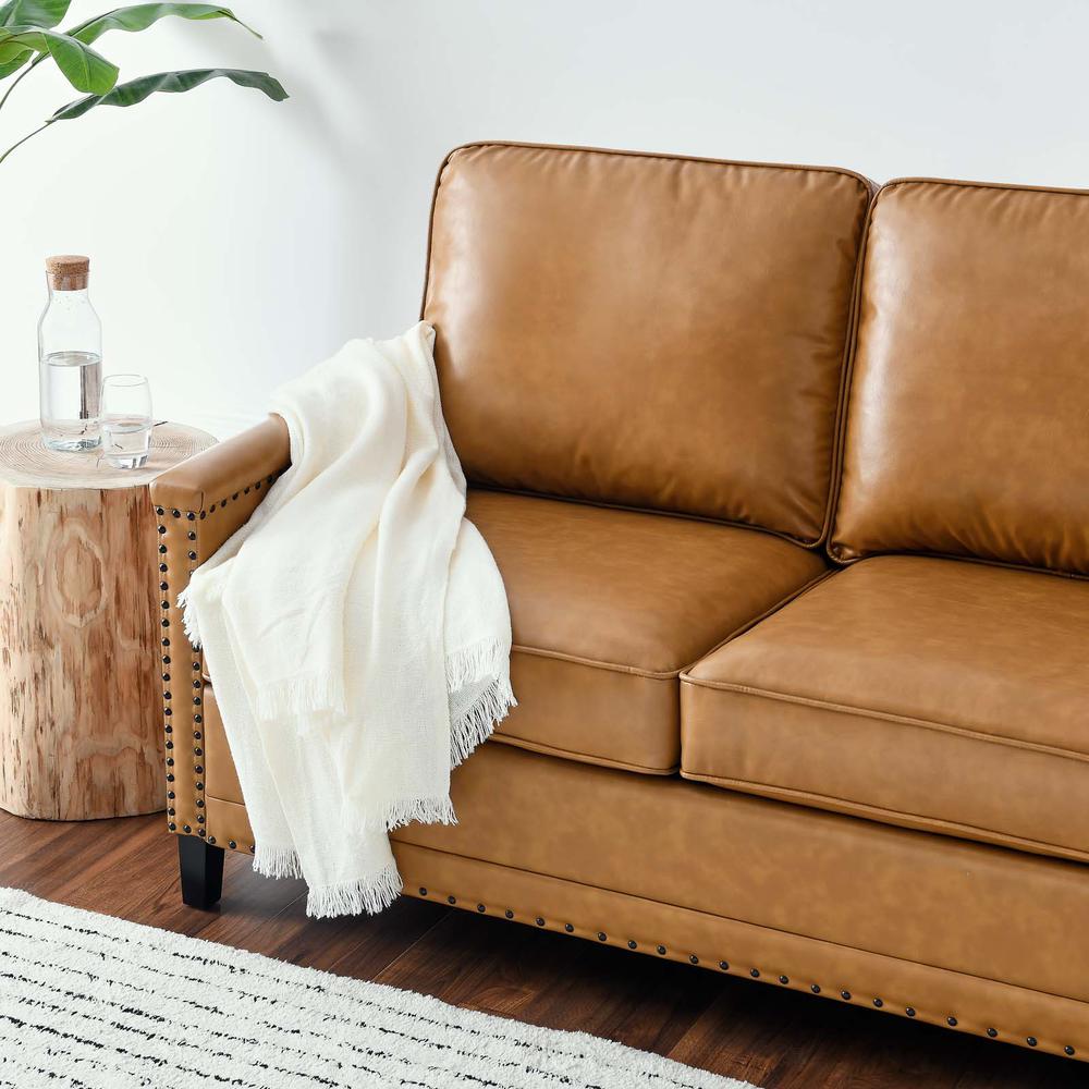 Ashton Vegan Leather Sofa. Picture 7