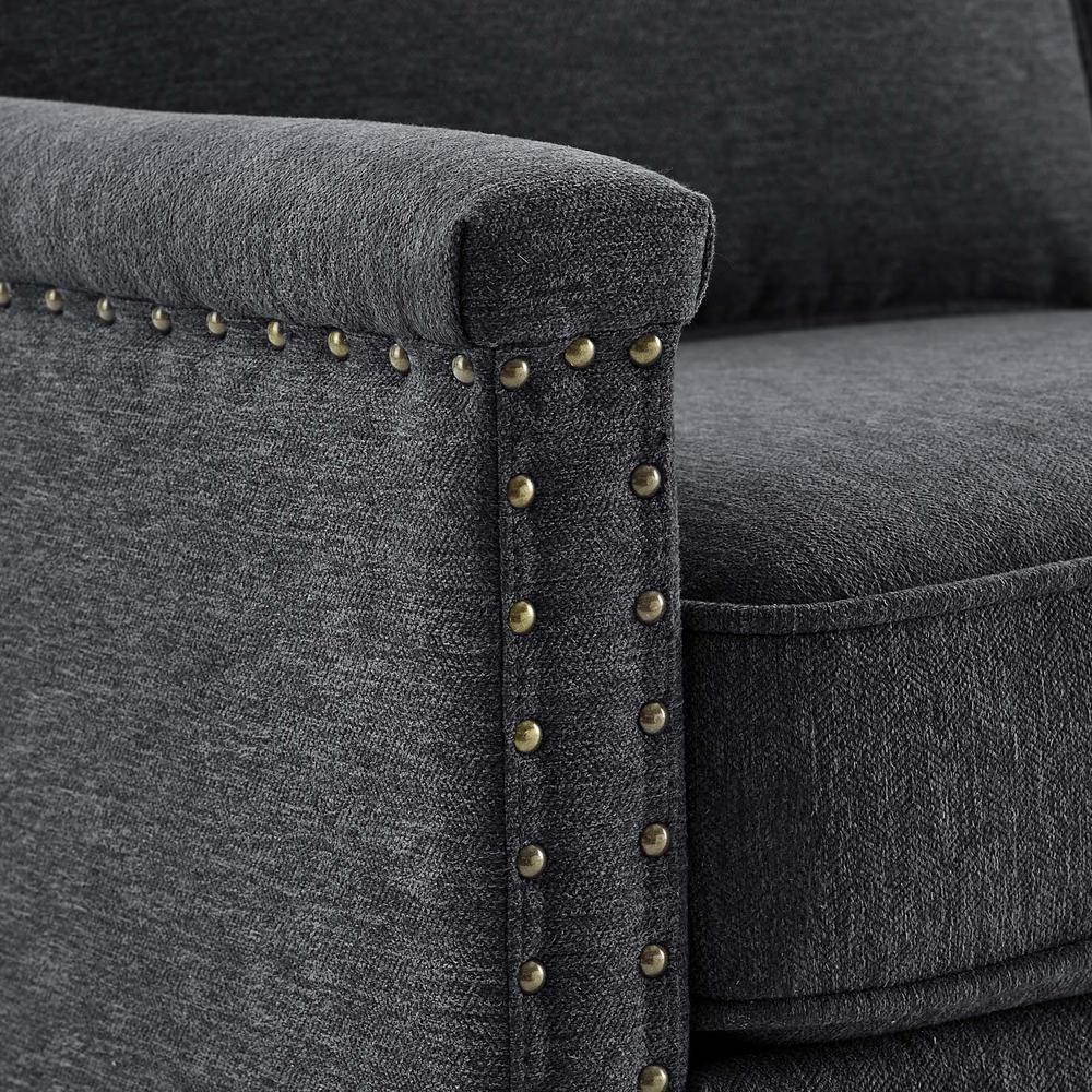 Ashton Upholstered Fabric Loveseat. Picture 5
