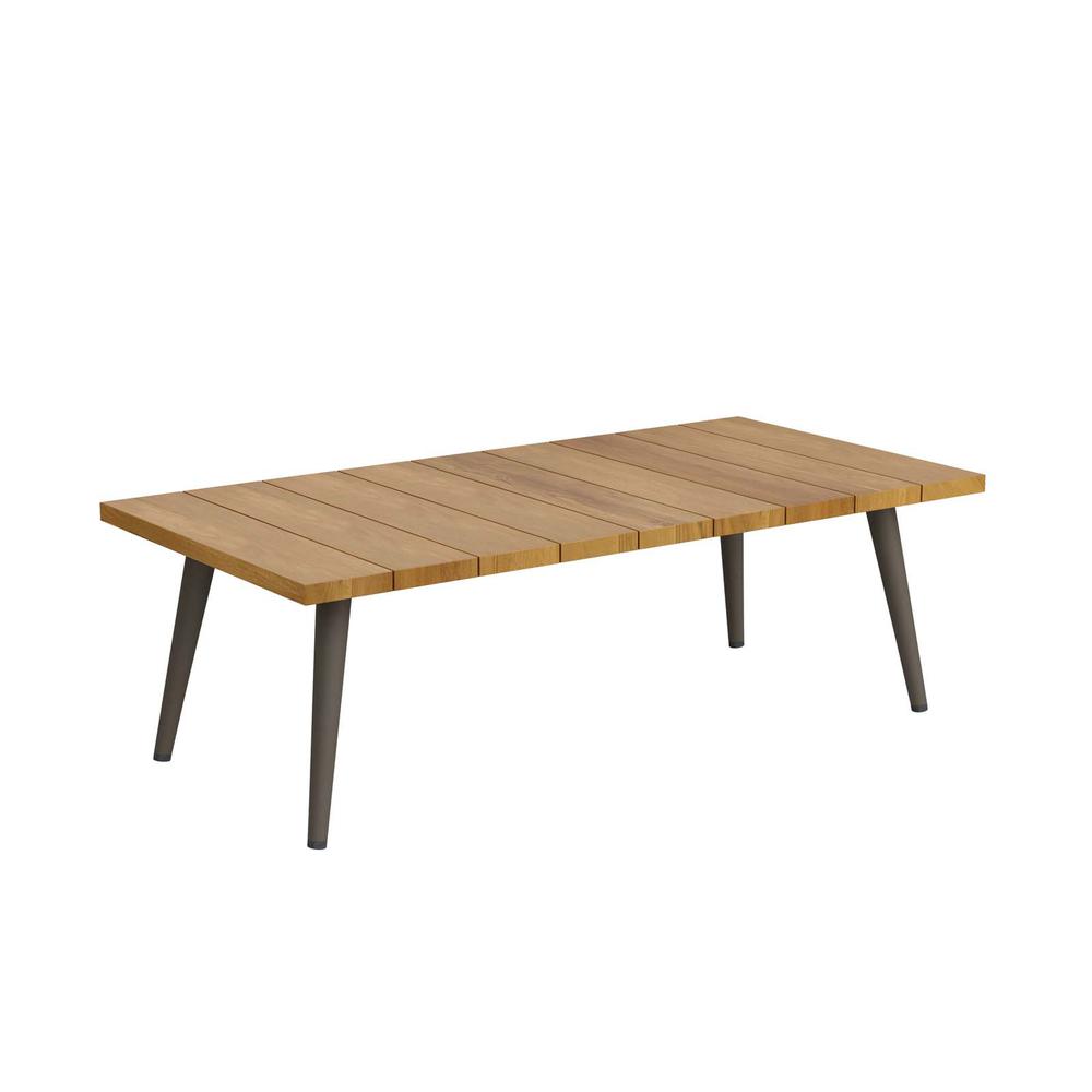 Meadow Outdoor Patio Teak Wood Coffee Table. Picture 1