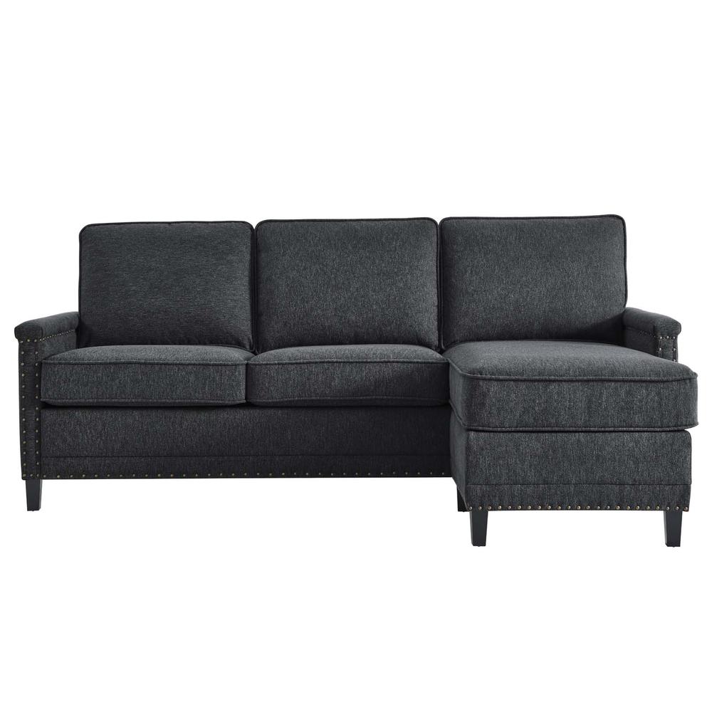 Ashton Upholstered Fabric Sectional Sofa. Picture 4