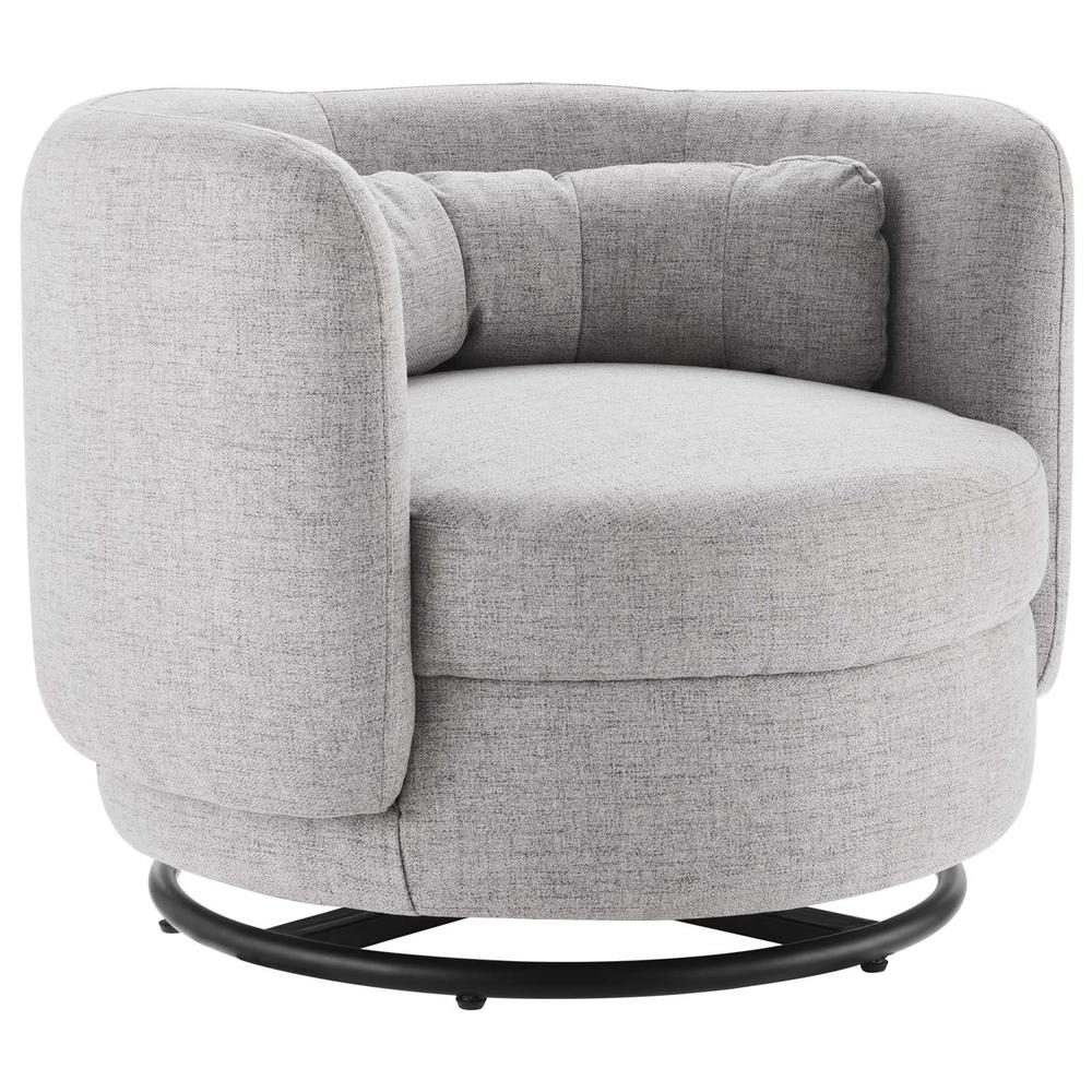 Relish Upholstered Fabric Swivel Chair. Picture 1