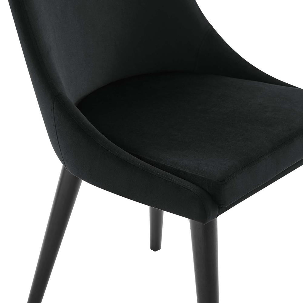 Viscount Performance Velvet Dining Chair. Picture 4