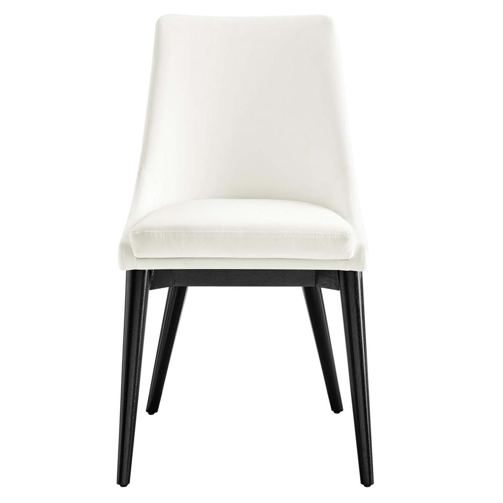 Viscount Performance Velvet Dining Chair. Picture 5