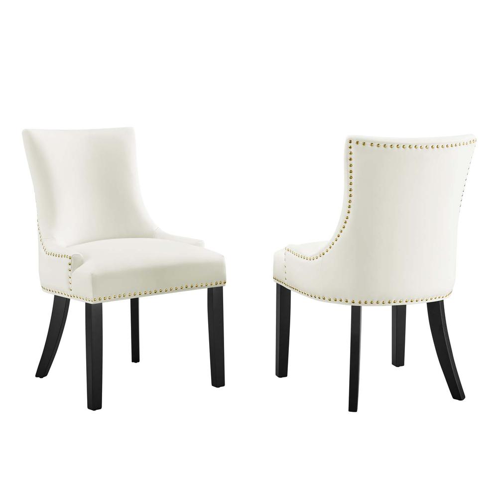 Marquis Performance Velvet Dining Chairs - Set of 2. Picture 1