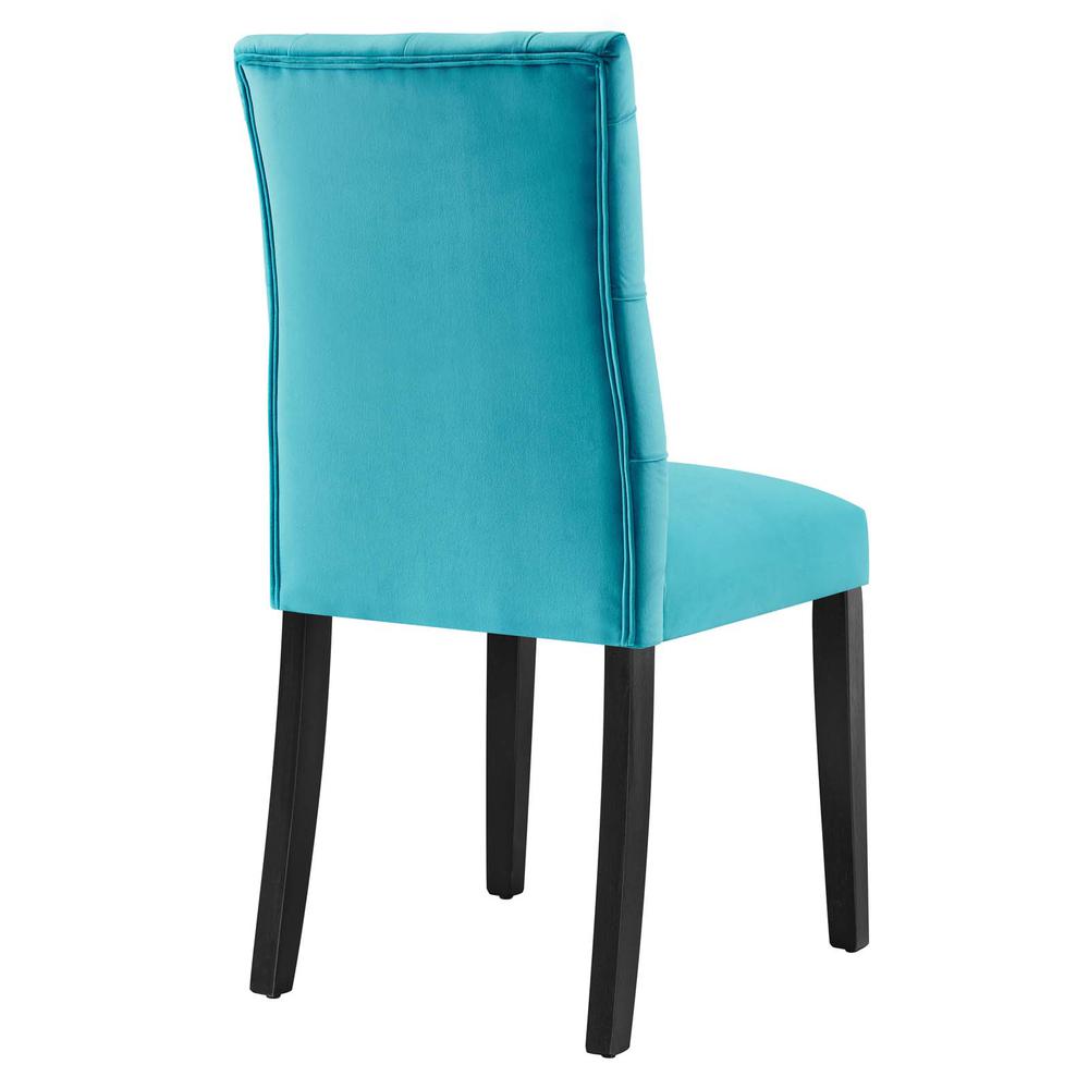 Duchess Performance Velvet Dining Chairs - Set of 2. Picture 4