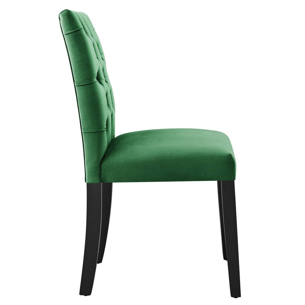 Duchess Performance Velvet Dining Chairs - Set of 2. Picture 3