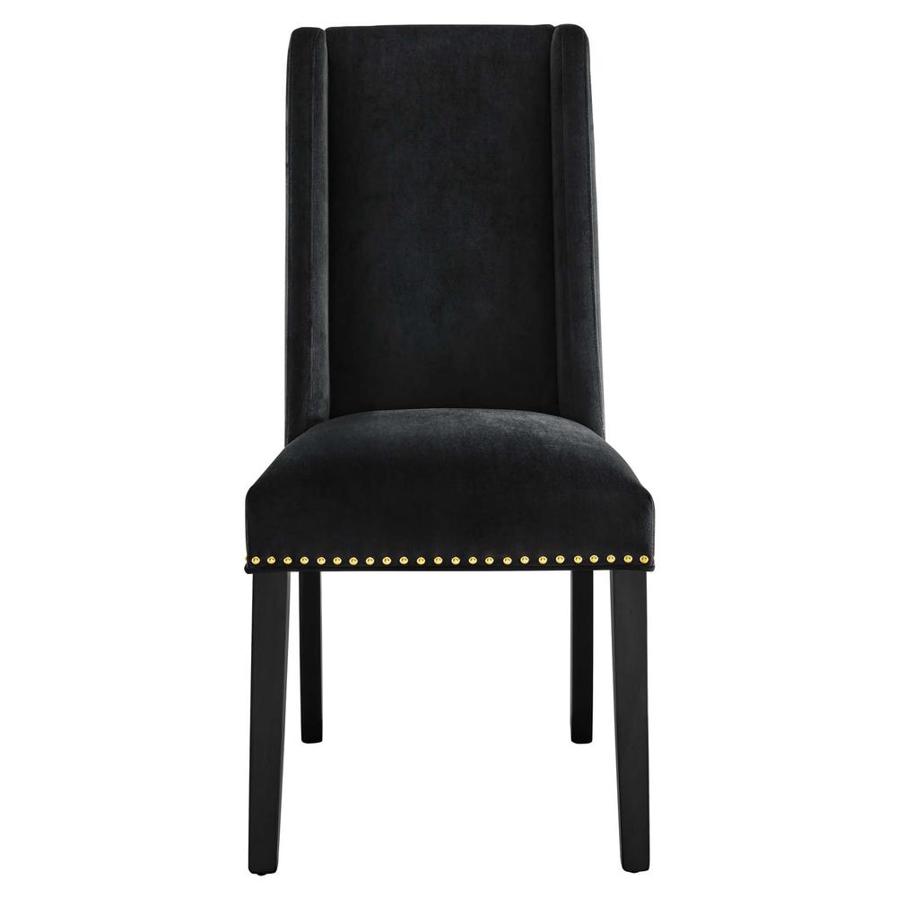 Baron Performance Velvet Dining Chairs - Set of 2. Picture 6
