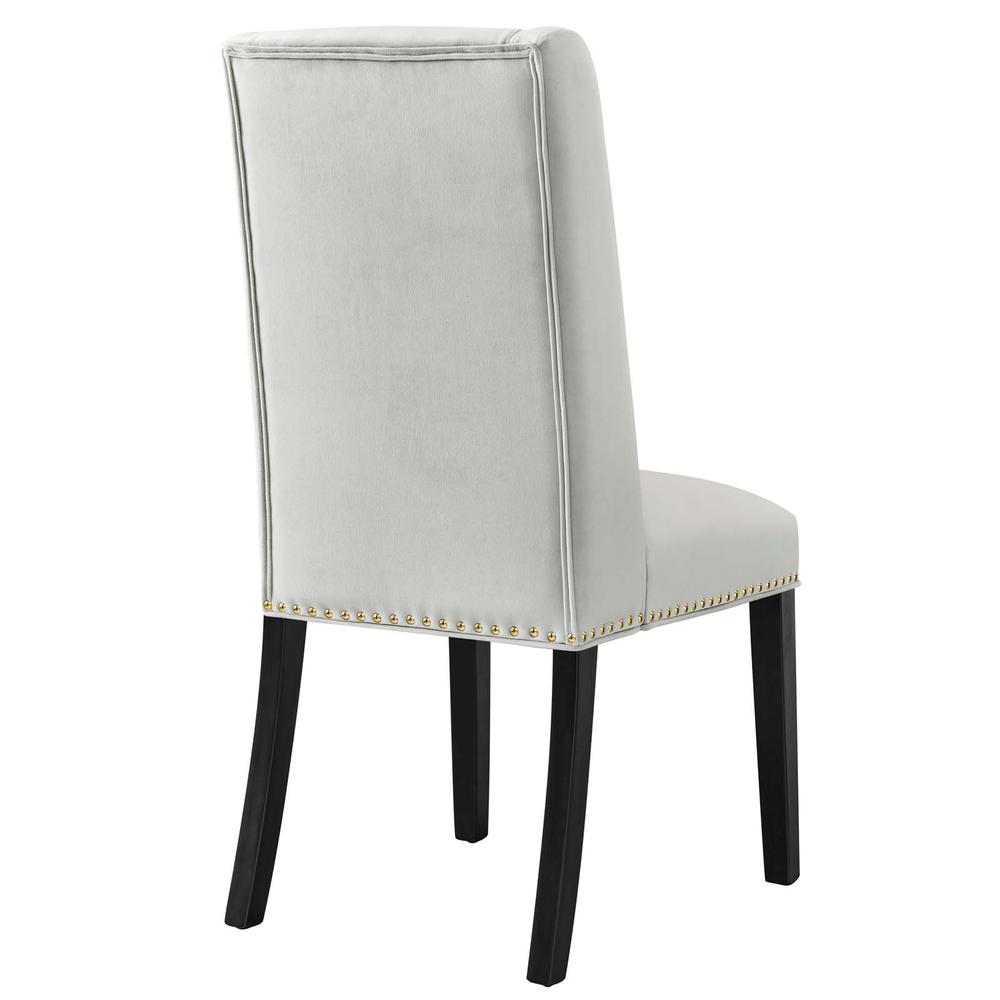 Baron Performance Velvet Dining Chairs - Set of 2. Picture 4