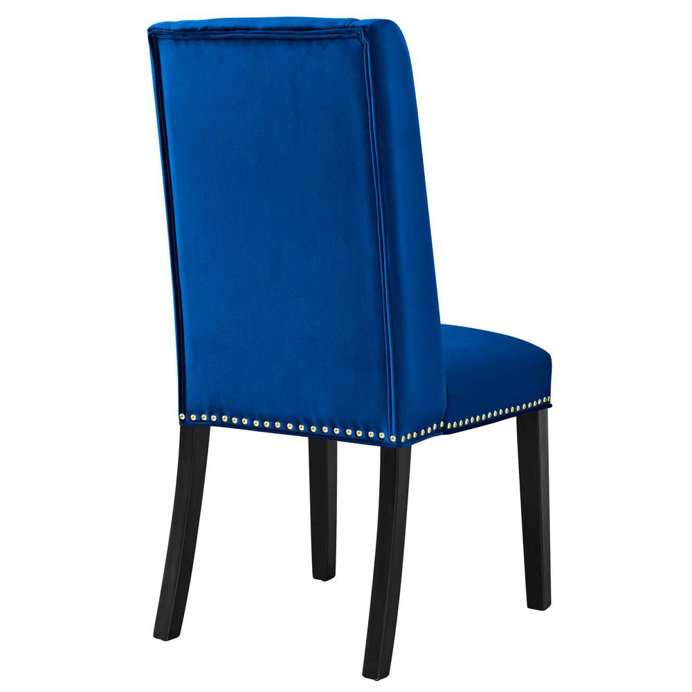 Baron Performance Velvet Dining Chairs - Set of 2. Picture 4
