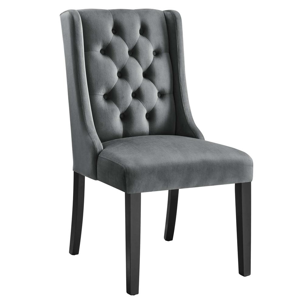Baronet Performance Velvet Dining Chairs - Set of 2. Picture 2