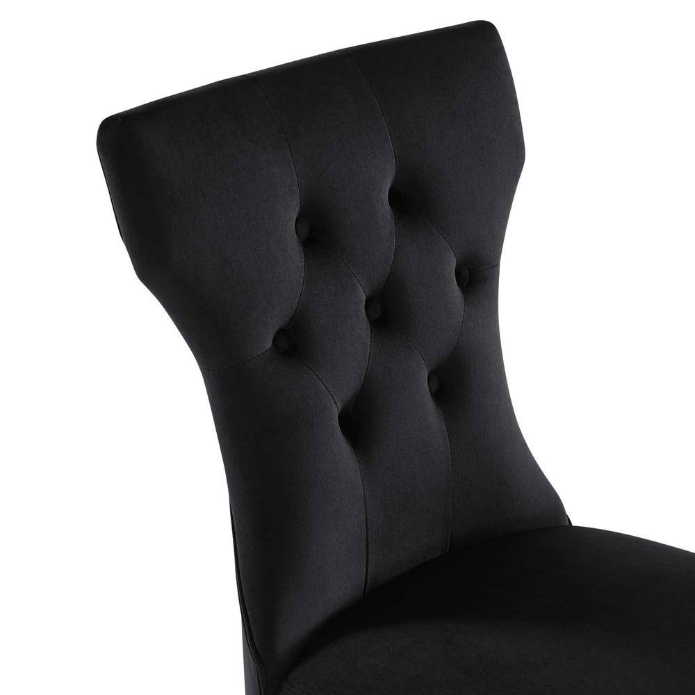 Silhouette Performance Velvet Dining Chairs - Set of 2. Picture 5