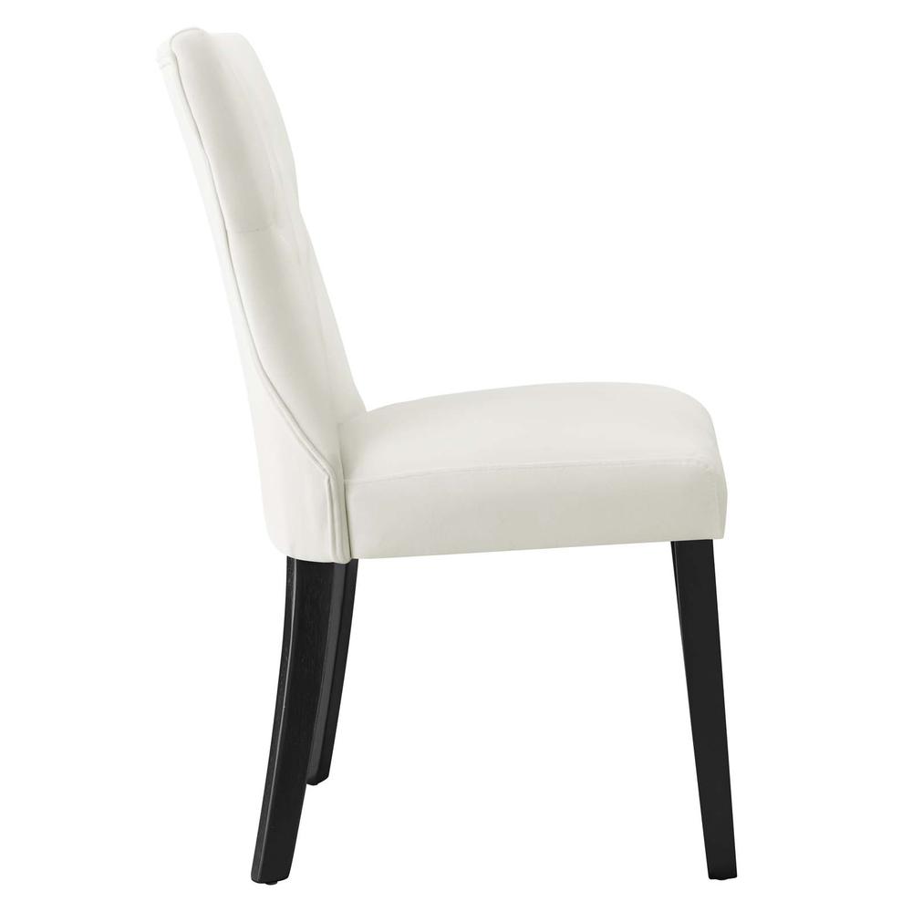 Silhouette Performance Velvet Dining Chairs - Set of 2. Picture 3