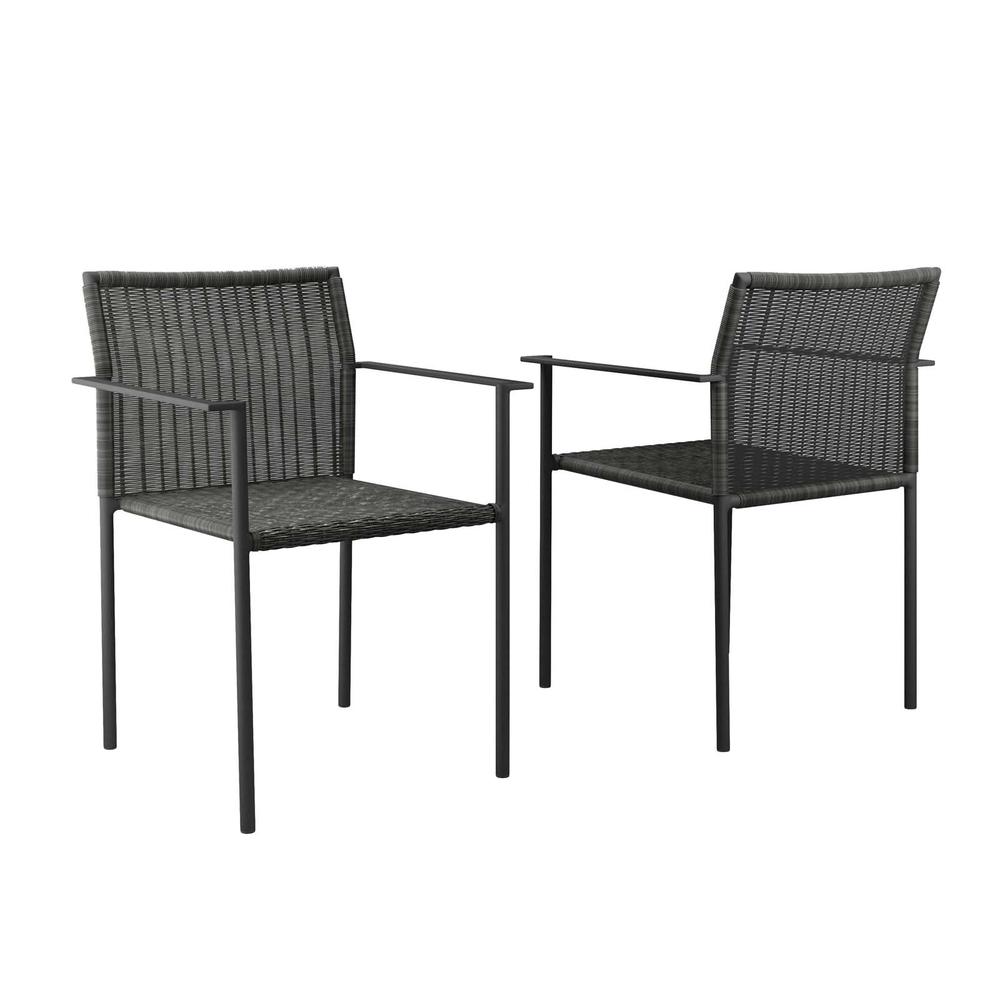 Lagoon Outdoor Patio Dining Armchairs Set of 2. Picture 1