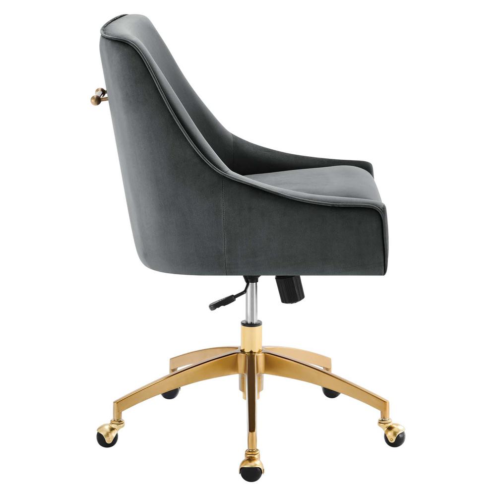 Discern Performance Velvet Office Chair. Picture 2