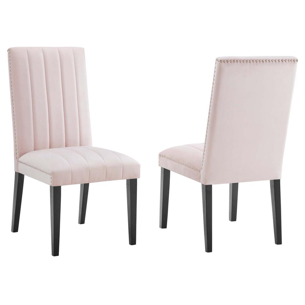 Catalyst Performance Velvet Dining Side Chairs - Set of 2. Picture 1