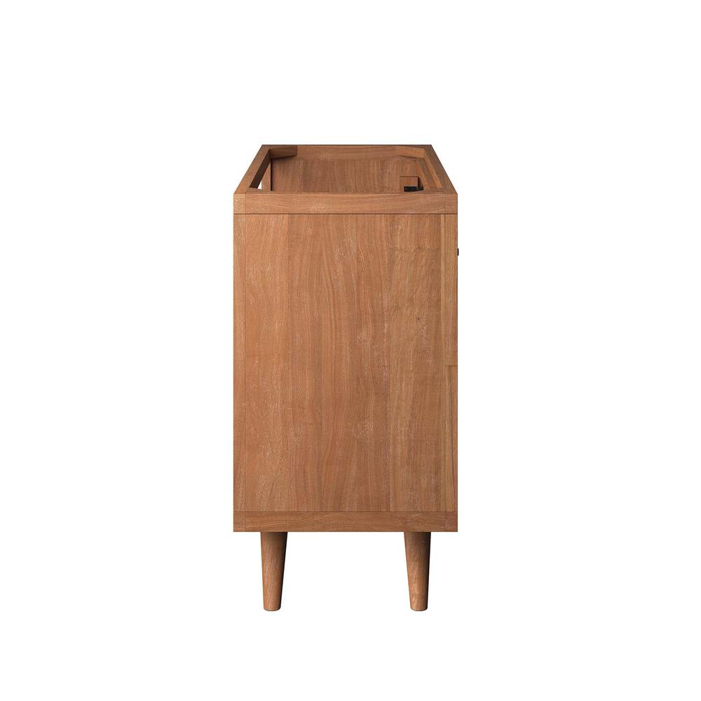 Birdie 36" Teak Wood Bathroom Vanity Cabinet (Sink Basin Not Included). Picture 2