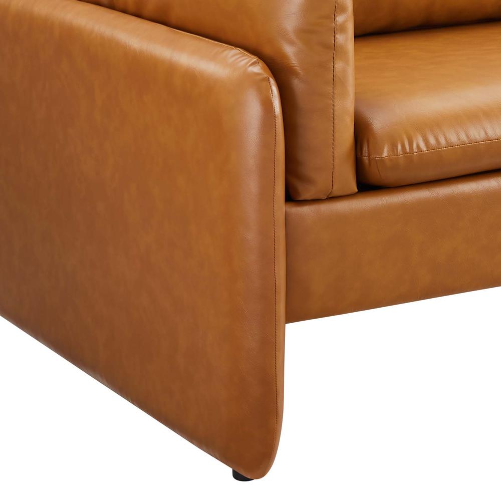 Indicate Vegan Leather Sofa. Picture 2