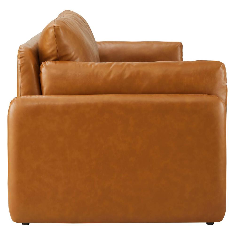 Indicate Vegan Leather Sofa. Picture 3