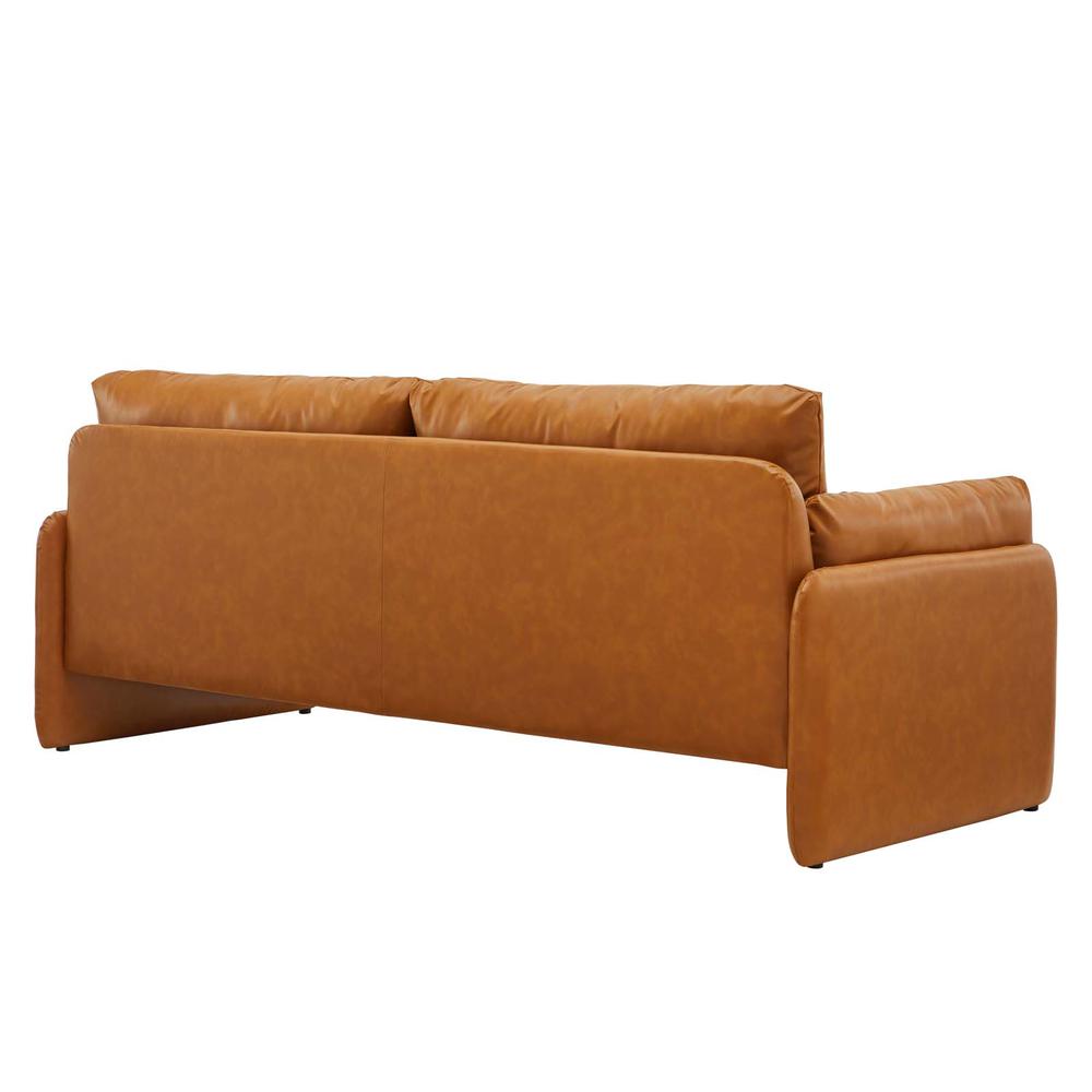 Indicate Vegan Leather Sofa. Picture 4
