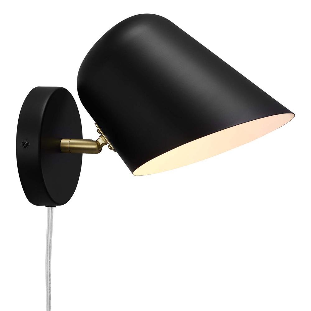 Briana Swivel Wall Sconce - Black EEI-5300-BLK. The main picture.