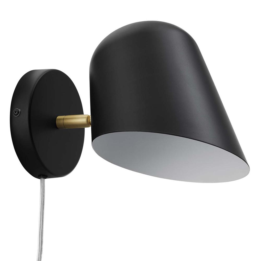 Briana Swivel Wall Sconce - Black EEI-5300-BLK. Picture 2