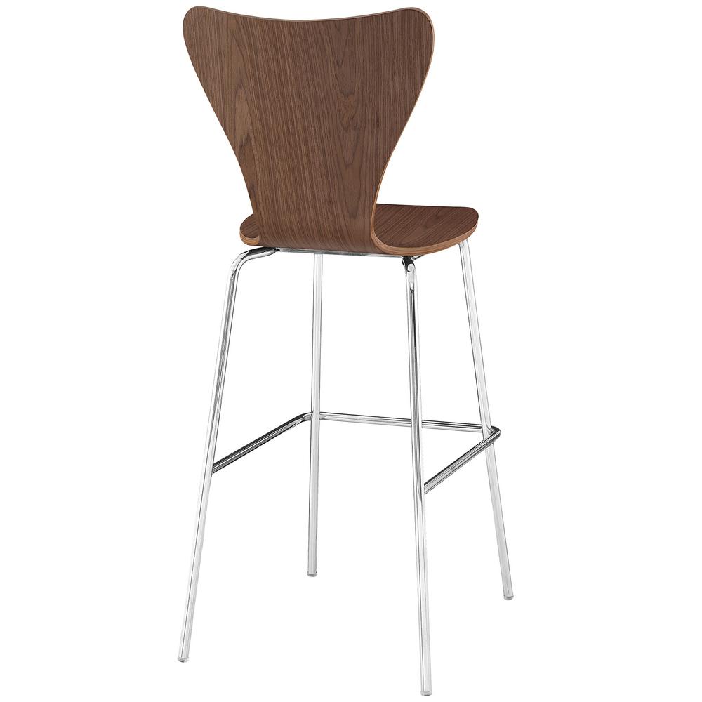 Ernie Wood Bar Stool. Picture 4