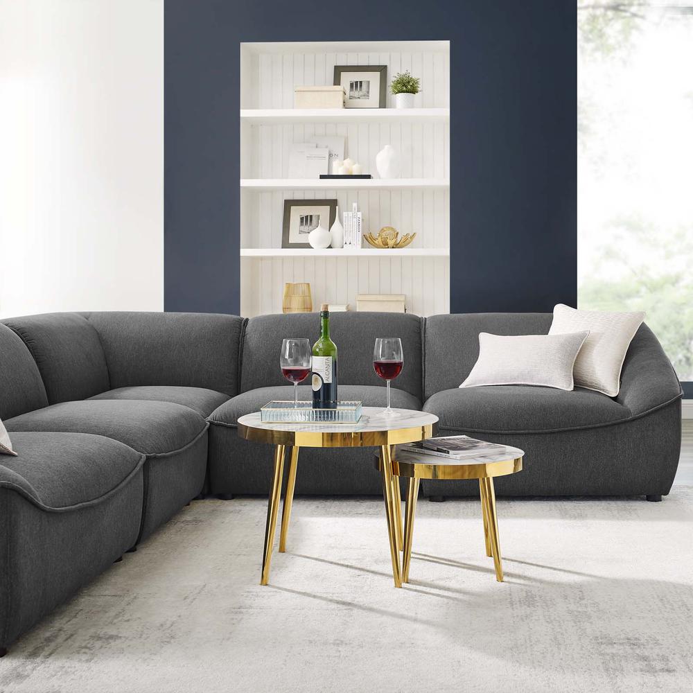 Comprise 5-Piece Sectional Sofa. Picture 15