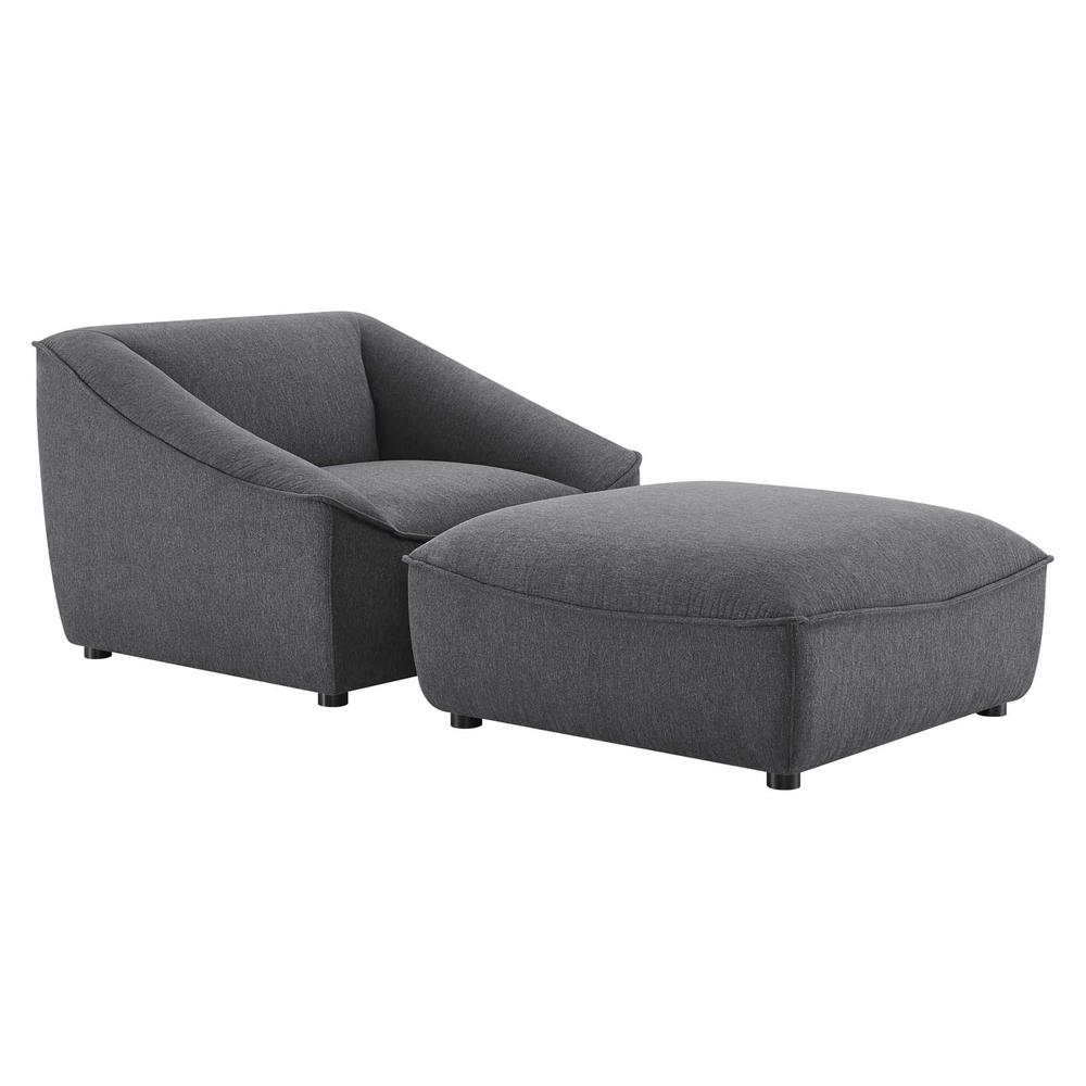 Comprise 2-Piece Living Room Set - Charcoal EEI-5412-CHA. The main picture.