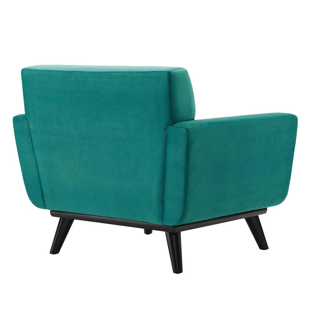 Engage Channel Tufted Performance Velvet Armchair. Picture 3