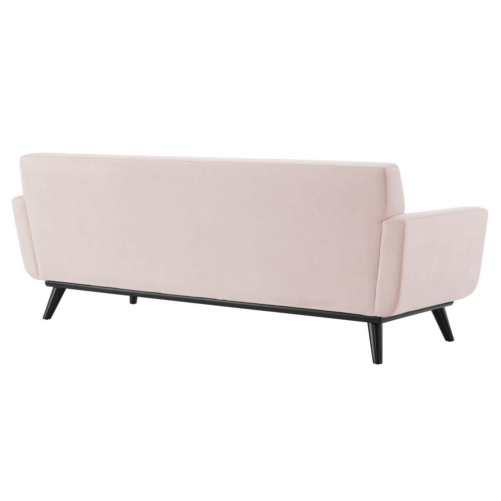 Engage Channel Tufted Performance Velvet Sofa. Picture 3