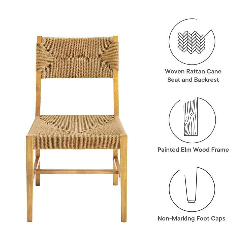 Bodie Wood Dining Chair. Picture 6
