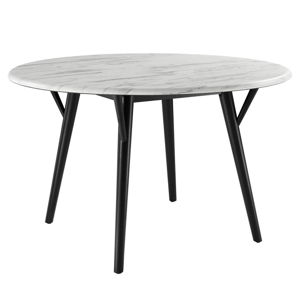 Gallant 50" Round Performance Artificial Marble Dining Table. Picture 1