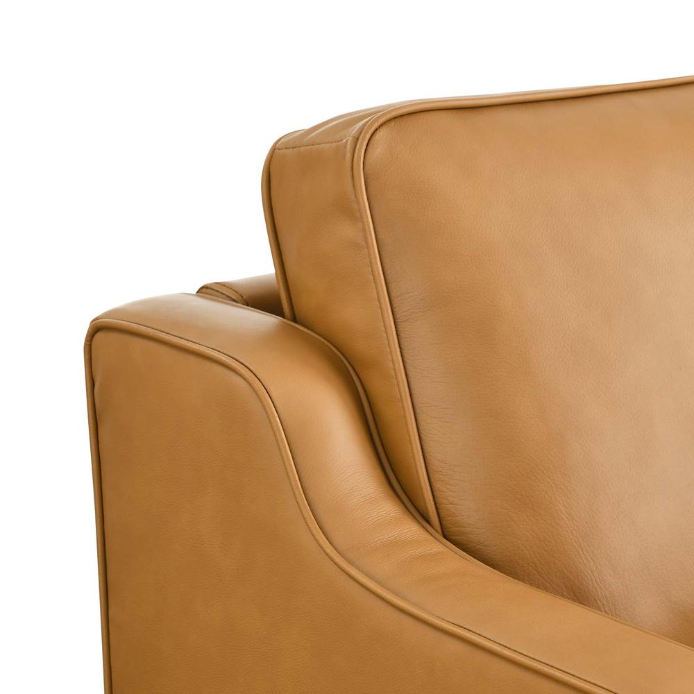 Impart Genuine Leather Sofa - Tan EEI-5553-TAN. Picture 3