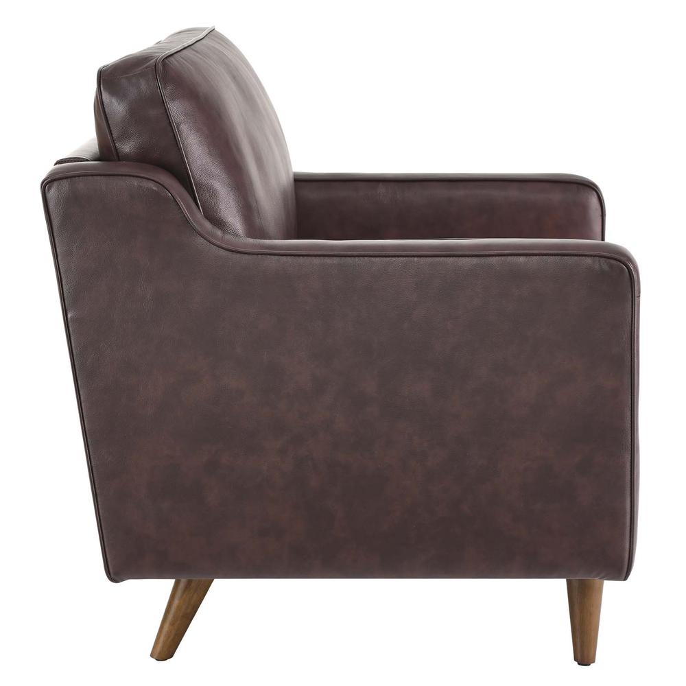 Impart Genuine Leather Armchair. Picture 4