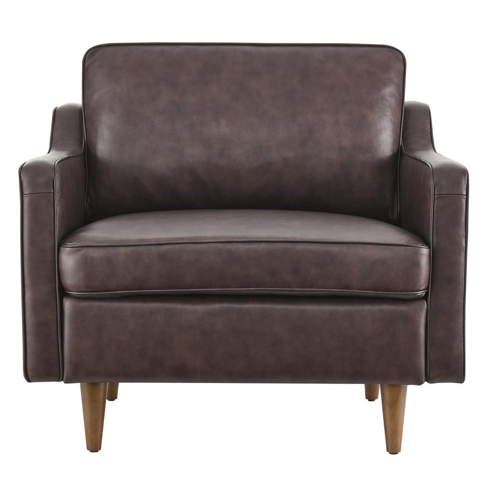 Impart Genuine Leather Armchair. Picture 6