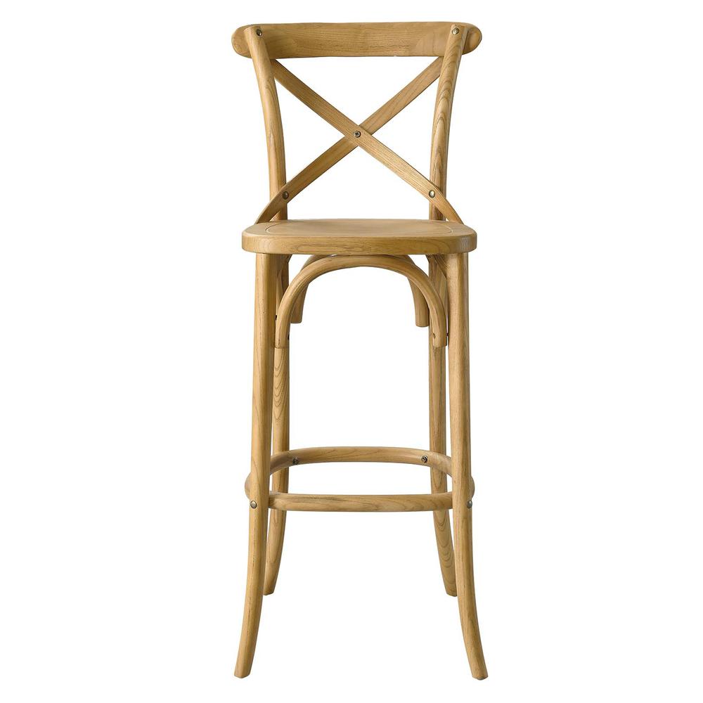 Gear Bar Stool, Natural. Picture 3
