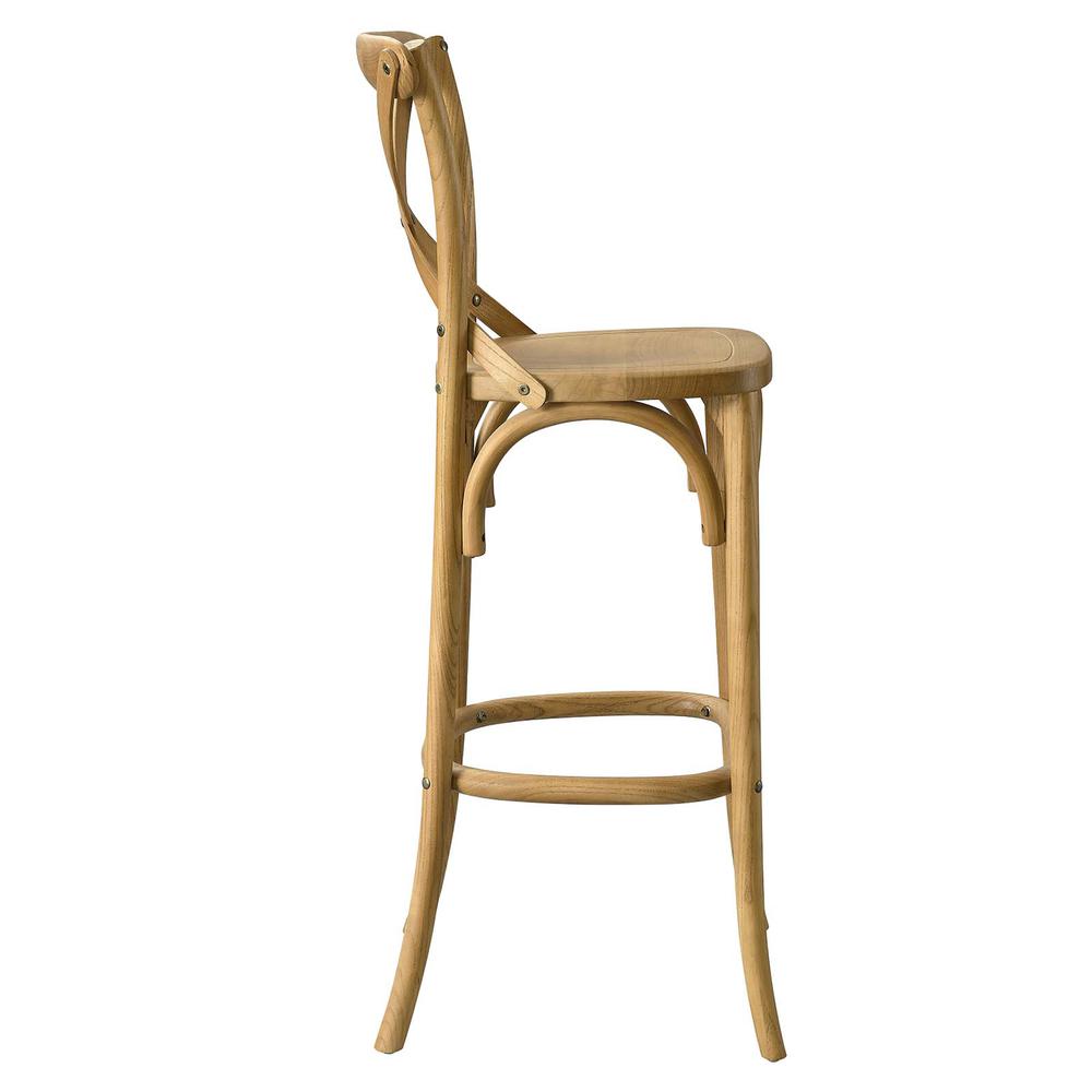 Gear Bar Stool, Natural. Picture 4