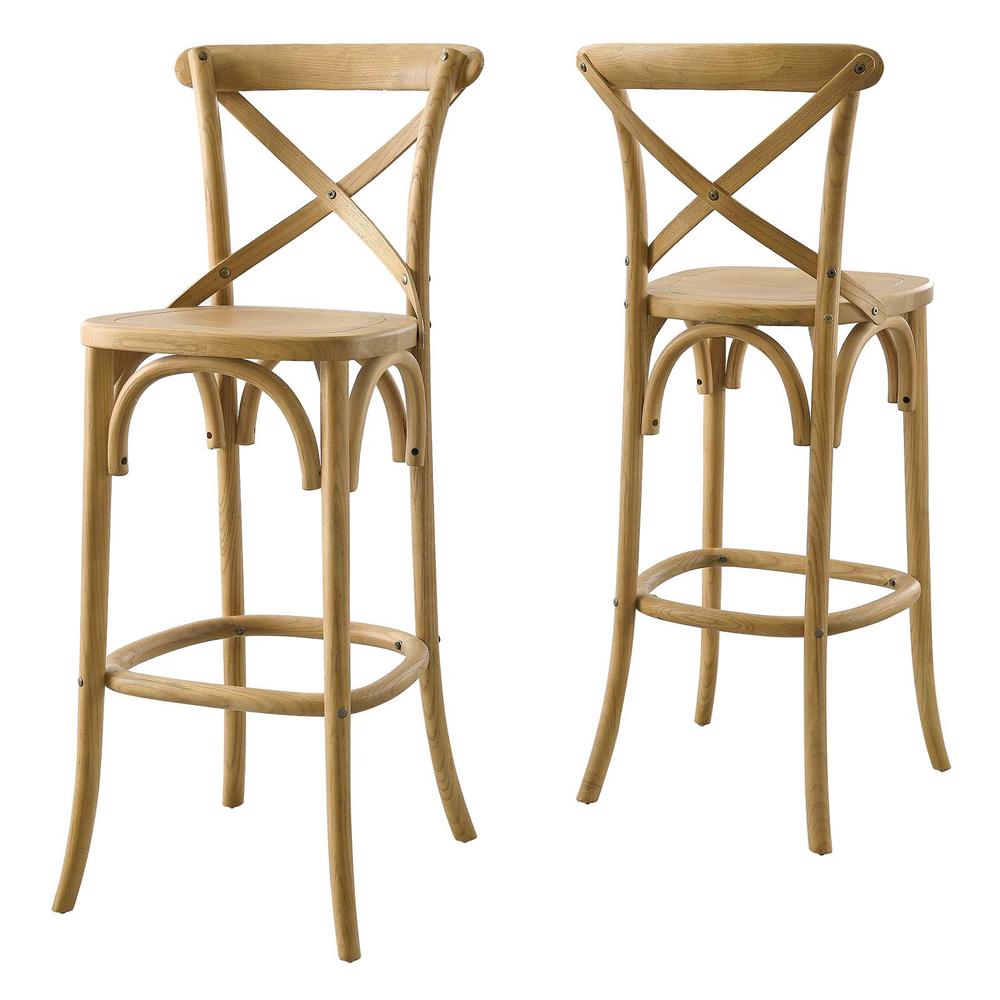 Gear Bar Stool, Natural. Picture 5