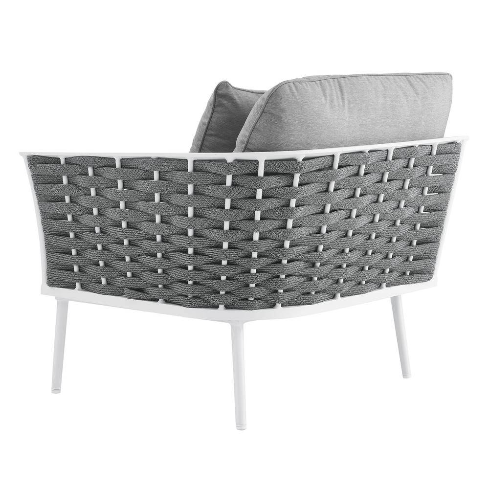 Stance Outdoor Patio Aluminum Right-Facing Armchair. Picture 4