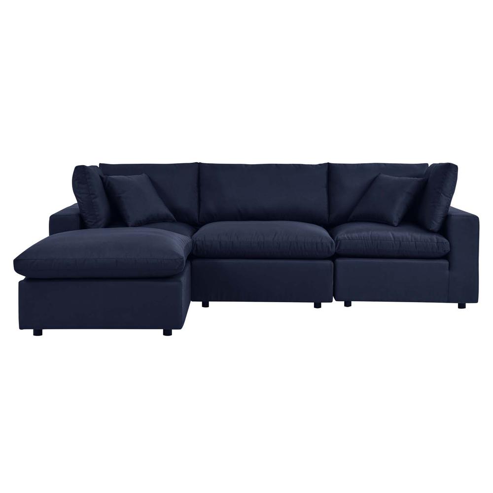 Commix 4-Piece Outdoor Patio Sectional Sofa. Picture 1