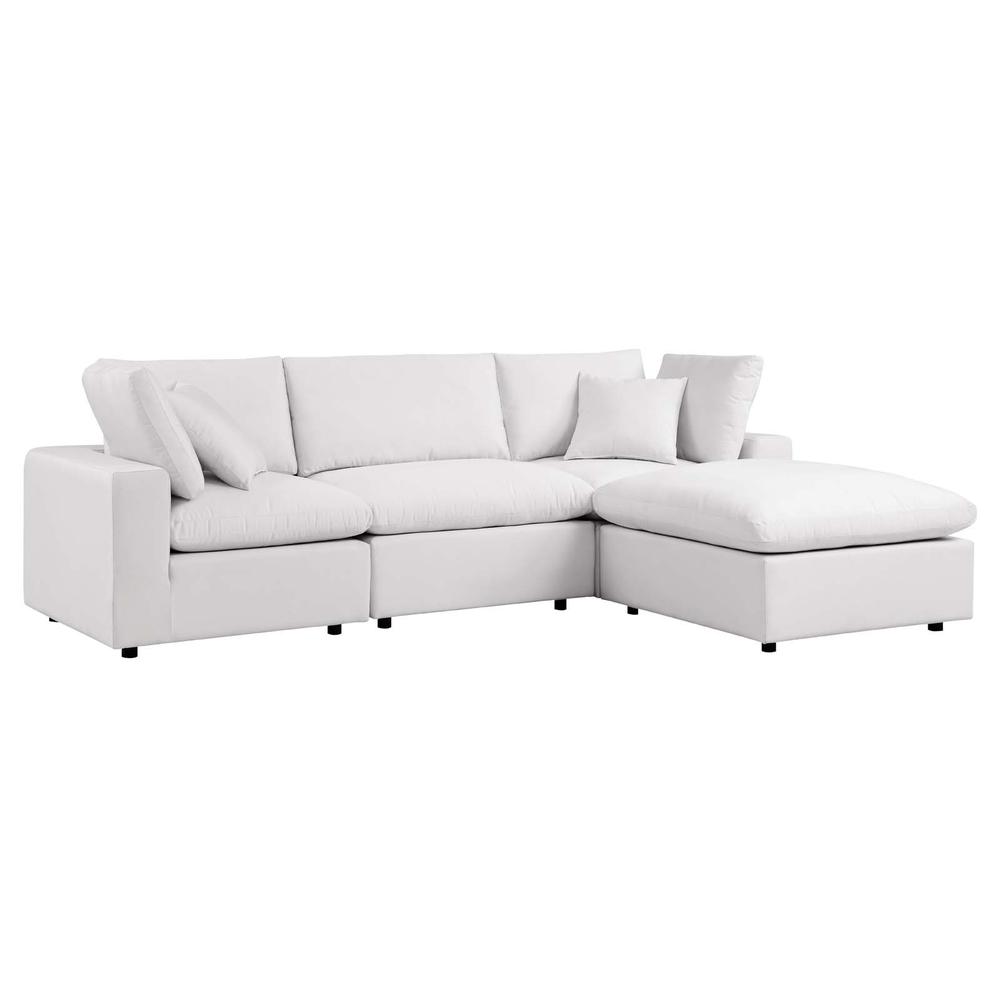 Commix 4-Piece Outdoor Patio Sectional Sofa. Picture 3