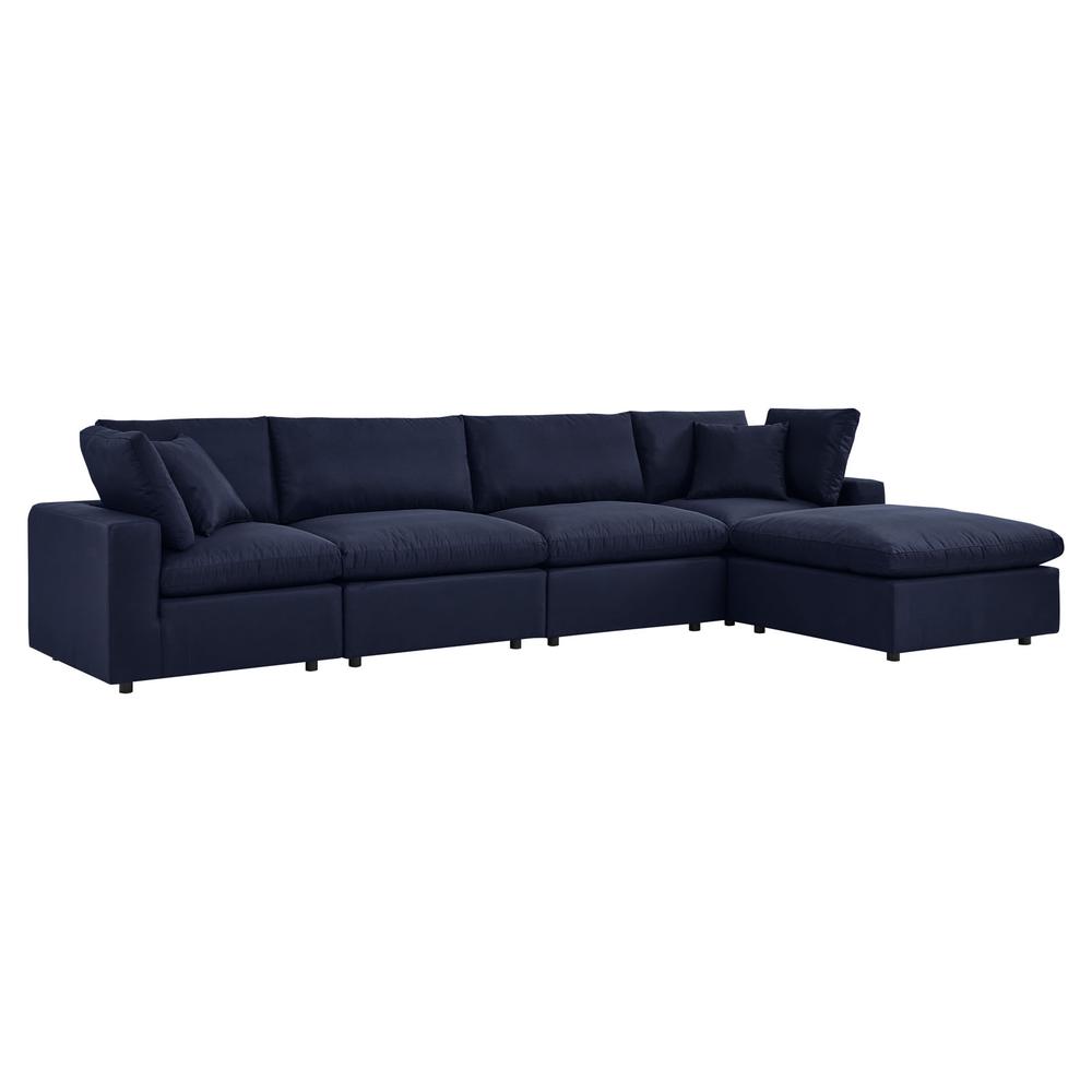 Commix 5-Piece Outdoor Patio Sectional Sofa. Picture 2