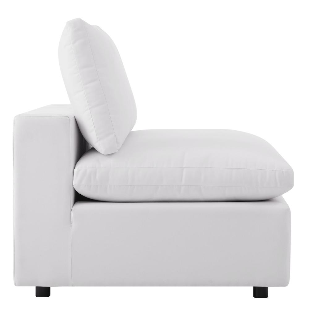 Commix 5-Piece Outdoor Patio Sectional Sofa - White EEI-5583-WHI. Picture 5