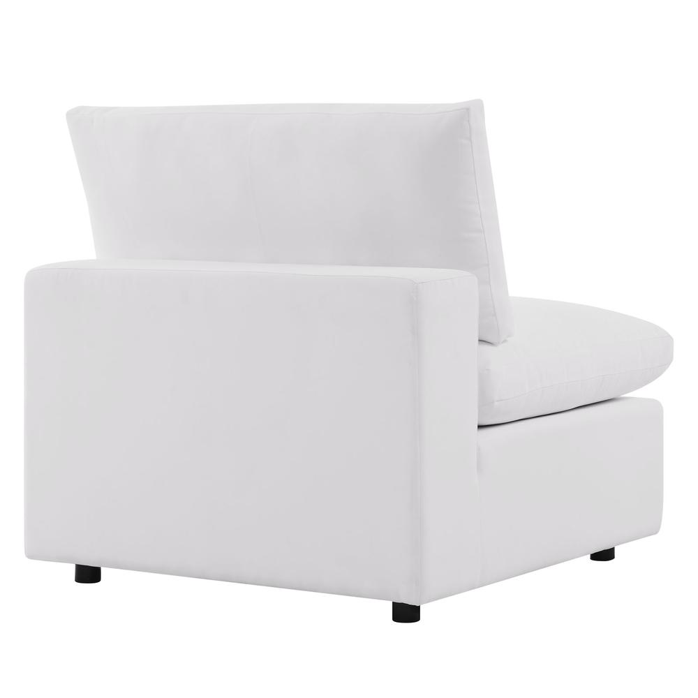 Commix 5-Piece Outdoor Patio Sectional Sofa - White EEI-5583-WHI. Picture 6