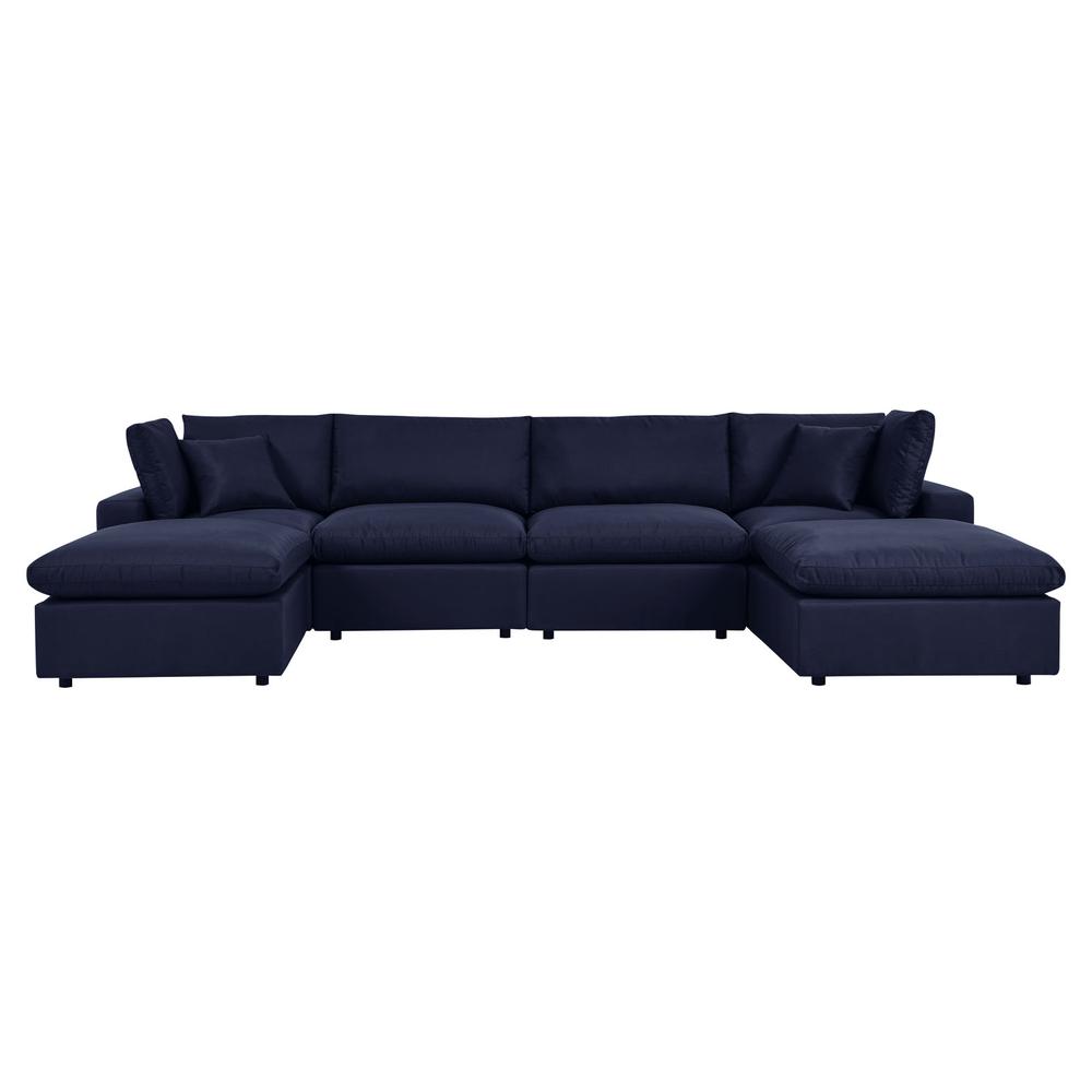 Commix 6-Piece Outdoor Patio Sectional Sofa. Picture 1
